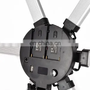 26 Inch LED Live Light Portable Battery External Shooting Anchor Light Six Arm Six Tube Photography Beauty Live Light thumbnail-5