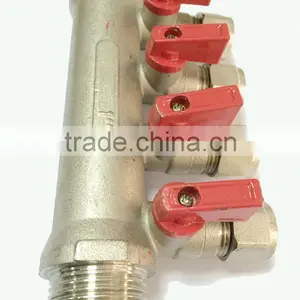 Underfloor Heating Ball Valve Manifold for Pex Pipe thumbnail-6