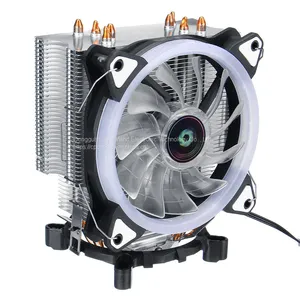 LIUYUEFENG X410 CPU Cooler 4 Heat Pipes With Colour Fan 3pin 120mm CPU Fan for Computer LGA775/115x/1366 AM2/AM3/AM4 thumbnail-1
