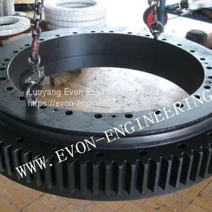 Custom Marine Slewing Support Bearing 021.25.500. Double Row Ball Slewing Ring Bearing thumbnail-1