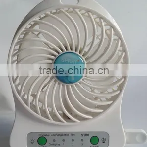 5v DC Rechargeable Bracker Mini Micro Usb Programmable Message Fan thumbnail-1