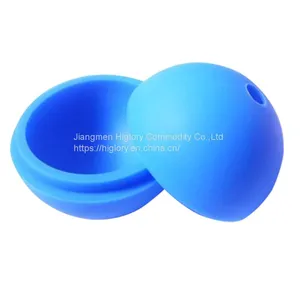 2022 Amazon Hot Selling Ball Shape Household Silicone Freezer Trays Silicone Ice Cube Mold Seals In Freshness With Lid thumbnail-2