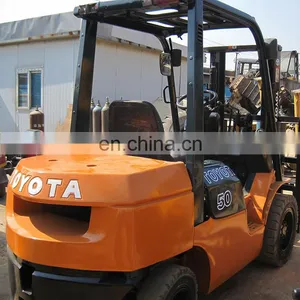 Toyota FD50 Forklift for Sale,Used 5ton Forklift in Shanghai China thumbnail-3