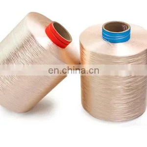 High Quality White Bright Microfiber Fabric Filament Yarn Nylon 6 Yarn Hilo de Nylon de Alta Tenacidad thumbnail-2