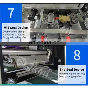 JKMF Automatic Seasoning Dry Vegetable Pillow Packing Machine Onion Ginger Packing Machine Garlic Packing Machine thumbnail-5