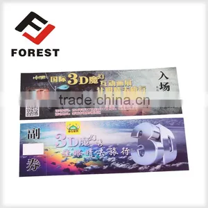 High Quality Thermal Printing Paper Admission Tickets,thermal Tickets thumbnail-2