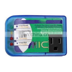 SC-V102 120V Sul Americano Protetor Elétrico de Tensão, protetor de tensão para ar-condicionado CA, geladeira e micro-ondas thumbnail-1