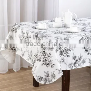 1PC Printed PEVA With Flannel Back Vinyl Table Cloth thumbnail-4