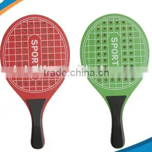 Summer Paddle Game Bat Set Beach Racket,Interesting Wooden Beach Bat and Ball Set,Promotional Wooden Beach Bat With Ball thumbnail-4