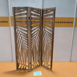 Antique Wooden Room Divider Screens Wooden Room Wall Partition Divider Screen thumbnail-4