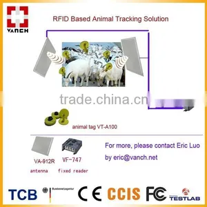4 Channels UHF RFID Reader for Sheep Stock Inventory thumbnail-1