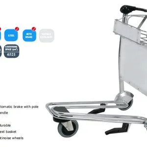 Airport Trolley Airport Trolley Aluminum Airport Luggage Trolley thumbnail-2