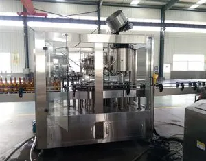 Semi-Automatic Counter Pressure Glass Bottle Filler for Beverage and Juice Production thumbnail-4