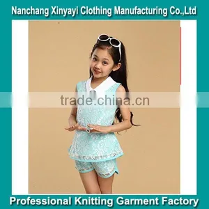 2015 Summer Shorts Girls Leisure Suit Cute Children China Supplier thumbnail-1