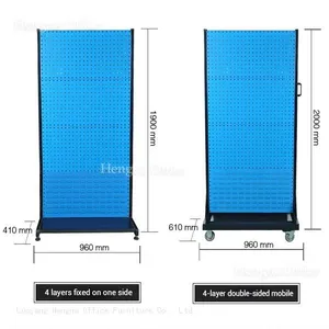 China Factory Wholesales Heavy-Duty Industrial Steel Pegboard – 1.4mm Thick Cold-Rolled Steel, High-Capacity Wall Tool Organizer thumbnail-2