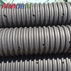 Wandafu Corrugated Perforated Permeable Pipe Flexible Permeable Pipe Cloth Wrapped Pipe HDPE Agricultural Drainage and Irrigation Special thumbnail-1