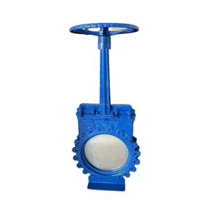 Motorized Knife Gate Valve Electric Operated EPDM Two-way Soft Seal Cast Iron WCB Wafer Flange Knife Gate Valve thumbnail-1