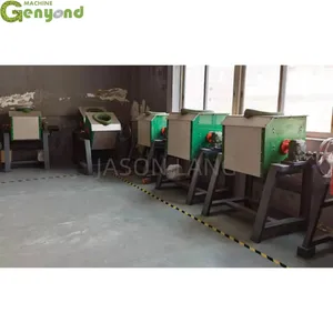 Shanghai Factory 500kg Intermediate Frequency Aluminium Scrap Steel Copper Melting Furnace thumbnail-5