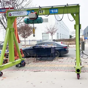 Construction Gantry Crane Manufacturer Wireless Remote Control Mobile Small Electric Gantry Crane 2 Ton 5 Ton 10 Ton thumbnail-4