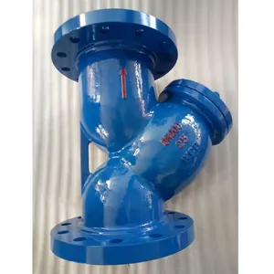 DIN Cast Steel 304 Flange Y-Type Strainer High-Pressure Heavy-Duty Pipeline Filter Screen Industrial Steam Valve thumbnail-5
