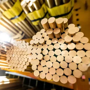 Edge Closing Copper Flat Rod 99.99% Pure Round Square Copper Strips Brass Rod Bar thumbnail-5