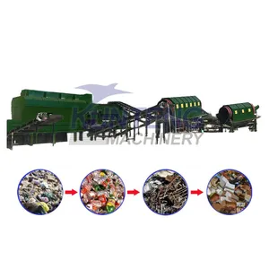 Heavy Solid Waste Drum Screening Machine Garbage Classification Equipment EPC thumbnail-1