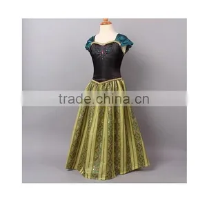 Wholesale Cheap 2015 Elsa Queen Dress For Girls D thumbnail-3