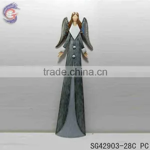 Large Angel Statues With Rusty Metal Guardian Angel Statue thumbnail-6