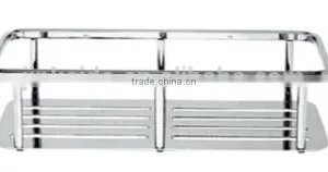 Stainless Steel Bath Shelf, Stainless Steel Single Tier Rack, 831 Basket Shelf thumbnail-2