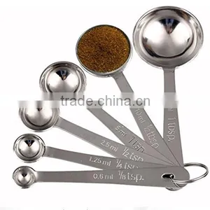 6 Piece Measuring Spoon Set for Cooking and Baking thumbnail-4