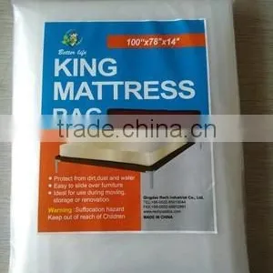 Low Price Transparent PE Mattress Bag With Moving thumbnail-2