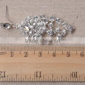 Bridesmaid Rhinestone Chunky Wedding Jewelry Set Beautiful Necklace Set thumbnail-5