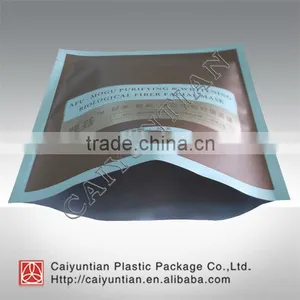 Pure Aluminum Foil Cosmetic Facial Mask Package Bag With Tear Notch thumbnail-1