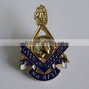 Lodge Officer Knights Templar Freemason Masonic Lapel Pin thumbnail-1