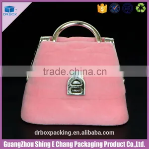 Beautiful Creative Velvet Surface Paperboard Jewelry Box Crown Shape Ring Box thumbnail-3