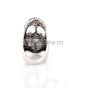 New Mens Skull Ring Vampire Tooth Sharper thumbnail-4