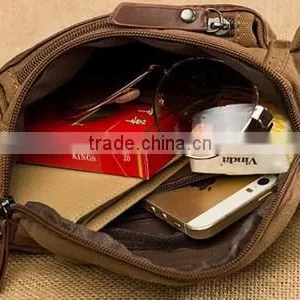 New Canvas Outdoor Sports Waist Pocket Casual Shoulder Belt Bag Purse Wallet thumbnail-5