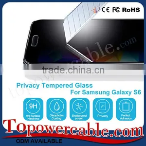 Privacy Anti-Spy Tempered Glass Screen Protector For Samsung Galaxy S6 thumbnail-3