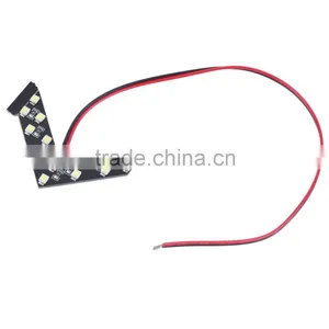Car Styling 1PCS 14 SMD LED Arrow Panels Light Car Side Mirror Turn Signal/Indicator Light/Car Led/ Parking thumbnail-3