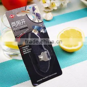 45#steel 8.2*3 Kitchen Gadgets Dual Purpose Open /small Can Opener/Portable Can Opener thumbnail-3