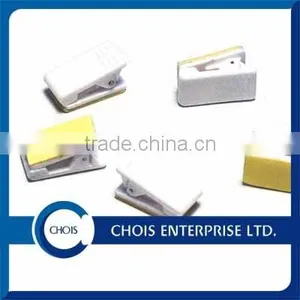 Single Side Self Adhesive Back Plastic Badge Clips On Sale thumbnail-1