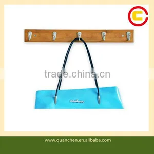 Beautiful Solid Easy To Clean Bamboo Coat Hanger thumbnail-1