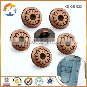 Free Samples Die-Casting Cheaper Metal Sewing Button thumbnail-3