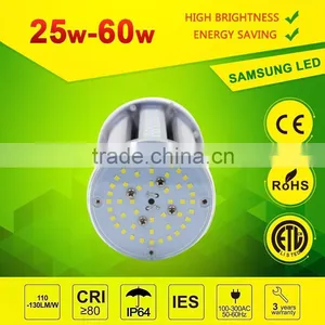 CE ROHS ETL High Lumens 130Lm/W 3 Years Warranty IP64 Waterproof 40W Dimmable Led Corn Light thumbnail-5