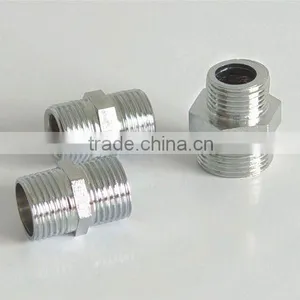 Iron Chrome Plated Double Nipple thumbnail-1