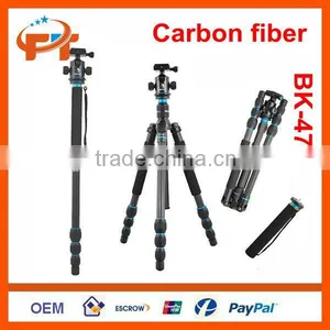 Professional Carbon Fibre Tripod Ball Head Monopod For Digital Camera DSLR thumbnail-1