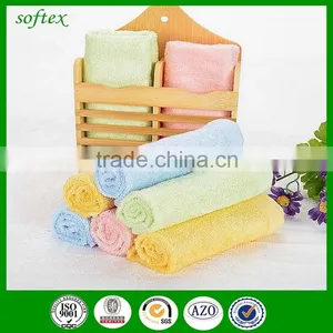 Shanghai Softex 25*25cm 20g Bamboo Fiber Natural Wholesale Baby Washcloths Cheap thumbnail-3