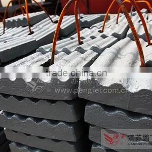 Jiangsu China Cement Plant Spare Parts Ball Mill Liner Plate thumbnail-1
