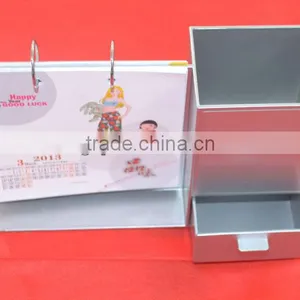 Promotional Multi-function Desk Calendar With Pen Holder thumbnail-1