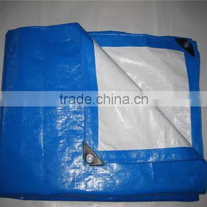 High Quality Blue Color Ready-made pe Tarpaulin for Truck Cover thumbnail-1